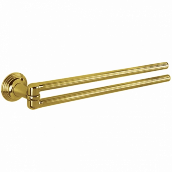 Полотенцедержатель COLOMBO DESIGN HERMITAGE B3312.OA двойной цвет античная латунь