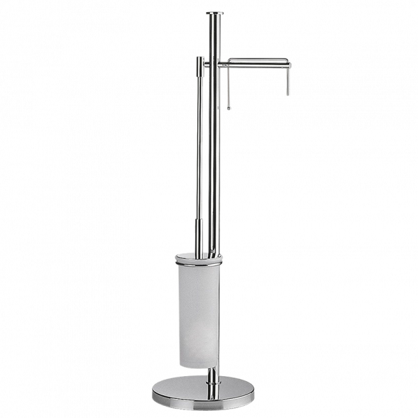 Стойка COLOMBO DESIGN PLUS W4935 с полотенцедержателем и держателем туалетной бумаги цвет хром W4935.CR