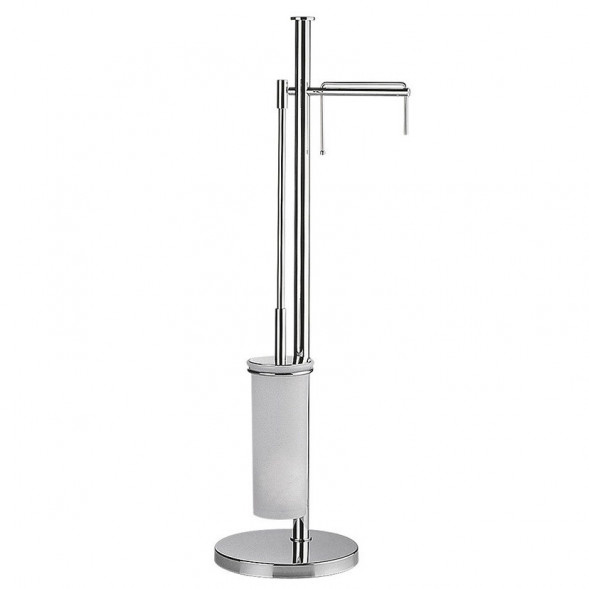 Стойка COLOMBO DESIGN PLUS W4935 с полотенцедержателем и держателем туалетной бумаги цвет хром W4935.CR