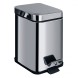 Ведро COLOMBO DESIGN COMPLEMENTI B9210 напольное с крышкой с педалью 3 л цвет нержавеющая сталь B9210.IL