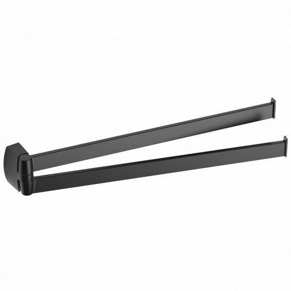 Полотенцедержатель COLOMBO DESIGN TRENTA B3012.GM двойной графит матовый