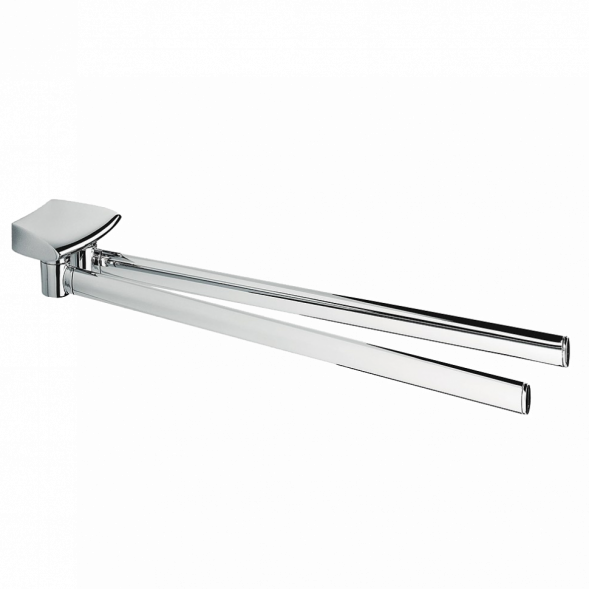 Полотенцедержатель COLOMBO DESIGN LAND B2813 двойной пововоротный цвет хром B2813.CR