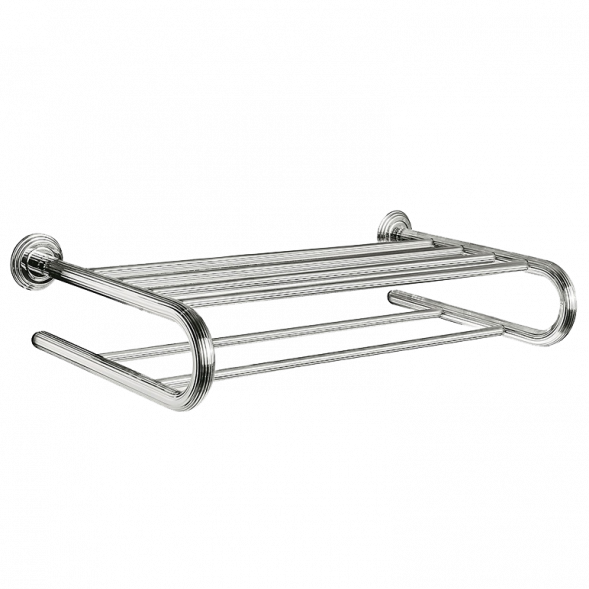 Полотенцедержатель COLOMBO DESIGN HERMITAGE B3387 Полка двойная цвет хром B3387.CR