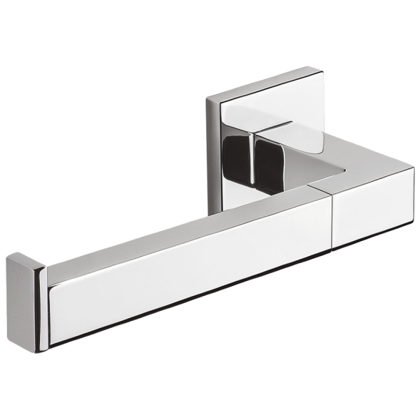 Держатель туалетной бумаги COLOMBO DESIGN BASICQ B3708SX без крышки левый цвет хром B3708S.CR