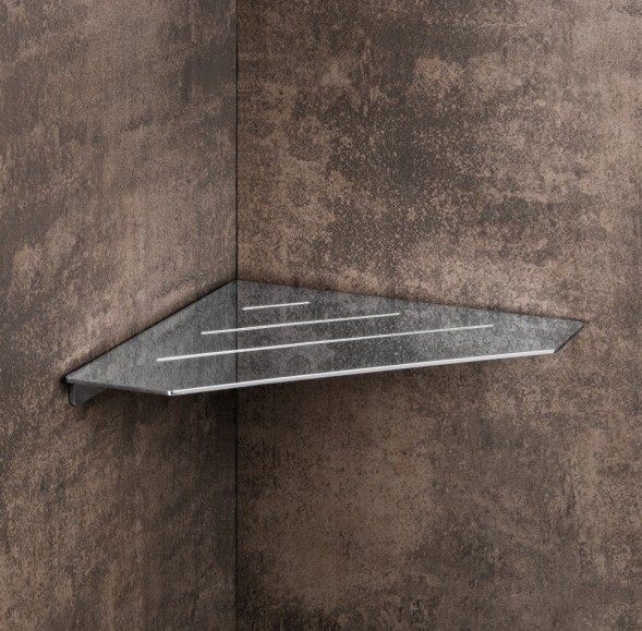 Полочка COLOMBO DESIGN ANGOLARI B9655 угловая цвет хром B9655.CR