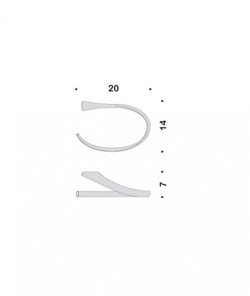 Полотенцедержатель COLOMBO DESIGN LAND B2831 кольцо цвет хром B2831.CR