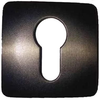 Накладка под цилиндр Colombo Rosetta FF23 черный матовый FF23.NM