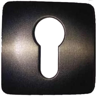 Накладка под цилиндр Colombo Rosetta FF23 черный матовый FF23.NM