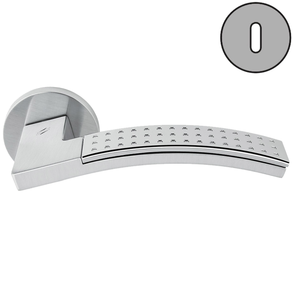 Дверная ручка Colombo TRAMA LC81R хром матовый/хром LC81R.CR/CM