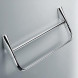 Полотенцедержатель COLOMBO DESIGN LAND B2888 широкий двойной цвет хром B2888.CR