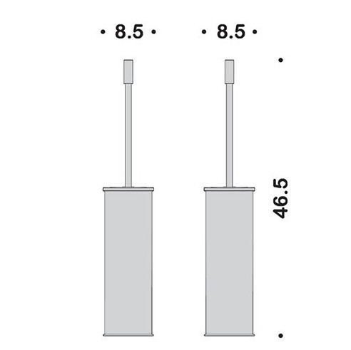 Ершик COLOMBO DESIGN PLUS W4961.OM напольный цвет золото матовое