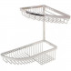 Полочка корзинка COLOMBO DESIGN ANGOLARI B9607 угловая двойная цвет хром B9607.CR