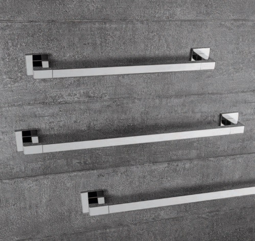 Полотенцедержатель COLOMBO DESIGN BASICQ B3709 широкий цвет хром B3709.CR