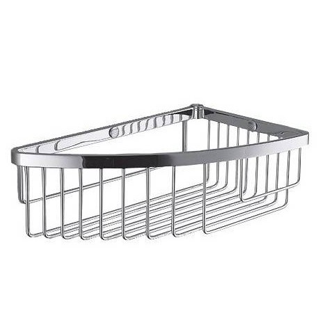 Полочка корзинка COLOMBO DESIGN ANGOLARI B9610 угловая одинарная цвет хром B9610.CR