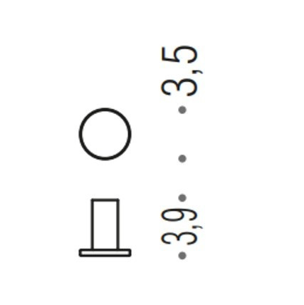 Крючок COLOMBO DESIGN MINI CD107.GM одинарный цвет графит матовый CD107.GM