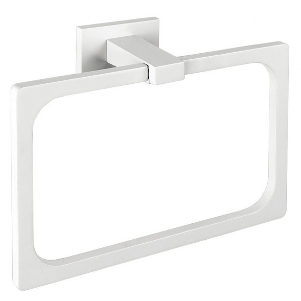 Полотенцедержатель COLOMBO DESIGN LOOK B1631.BM кольцо цвет белый матовый