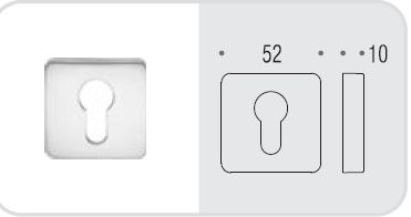 Накладка под цилиндр Colombo Rosetta PT13 винтаж PT13.VL