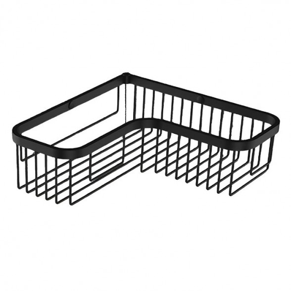 Полочка корзинка COLOMBO DESIGN ANGOLARI B9611.NM угловая одинарная цвет черный матовый