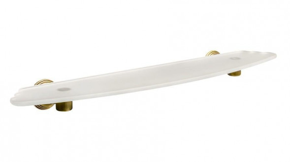 Полочка COLOMBO DESIGN HERMITAGE B3316.OA стеклянная античная латунь B3316.OA