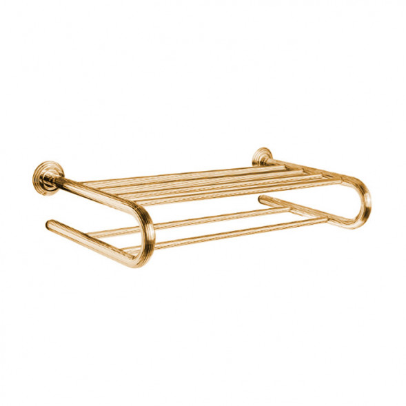 Полотенцедержатель COLOMBO DESIGN HERMITAGE B3387.HPS Полка двойная золото