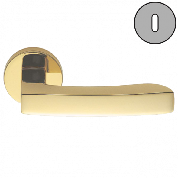 Дверная ручка Colombo VIOLA AR21R zirconium gold AR21R.HPS