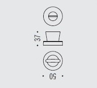 Фиксатор сантехнический Colombo Rosetta JP19BZG хром JP19BZG.CR