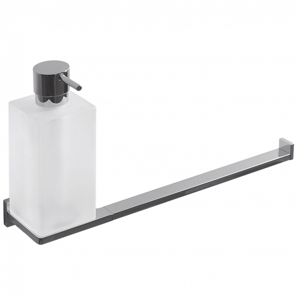 Полотенцедержатель с дозатором COLOMBO DESIGN LOOK B1674 настенный цвет хром B1674.CR