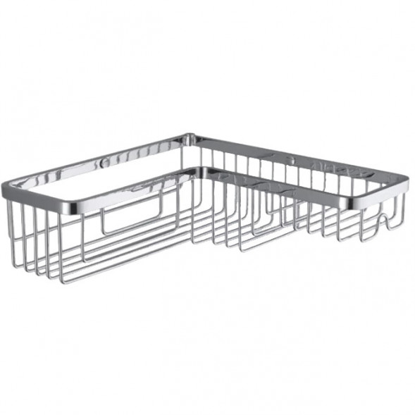 Полочка корзинка COLOMBO DESIGN ANGOLARI B9615 угловая одинарная цвет хром B9615.CR