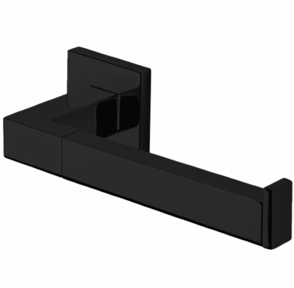 Держатель туалетной бумаги COLOMBO DESIGN BASICQ B3708DX без крышки правый цвет черный матовый  B3708D.NM