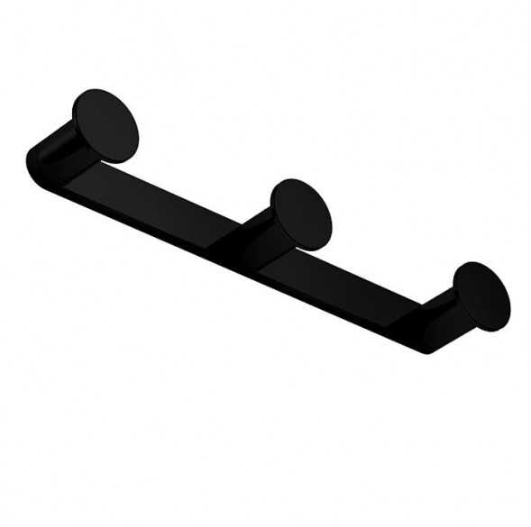 Крючок COLOMBO DESIGN MINI CD117.NM тройной цвет черный матовый CD117.NM