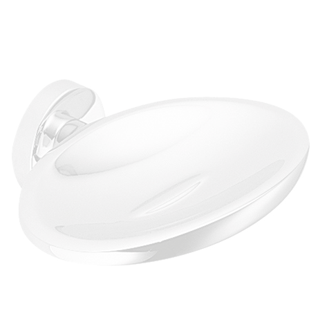 Мыльница COLOMBO DESIGN PLUS W4901.BM настенная цвет белый матовый