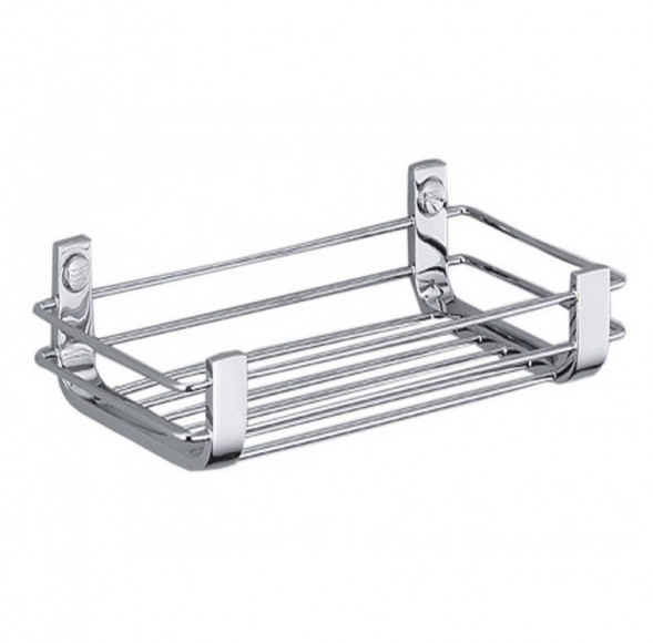 Полочка корзинка COLOMBO DESIGN ANGOLARI B9631 одинарная цвет хром B9631.CR