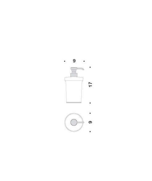 Дозатор COLOMBO DESIGN LINK B9311 настольный цвет хром B9311.CR