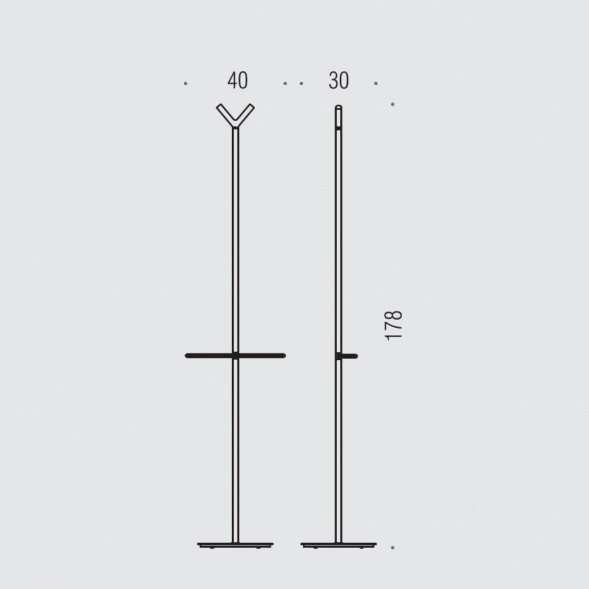 Стойка COLOMBO DESIGN PLANETS B9804 с полотенцедержателем и крючком двойным цвет хром B9804.CR