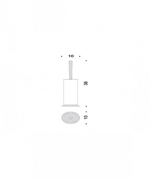 Ершик COLOMBO DESIGN LINK B2406 напольный цвет хром B2406.CR