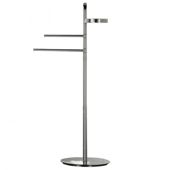 Стойка COLOMBO DESIGN PLANETS B9814 напольная с полотенцедержателем с мыльницей цвет хром B9814.CR