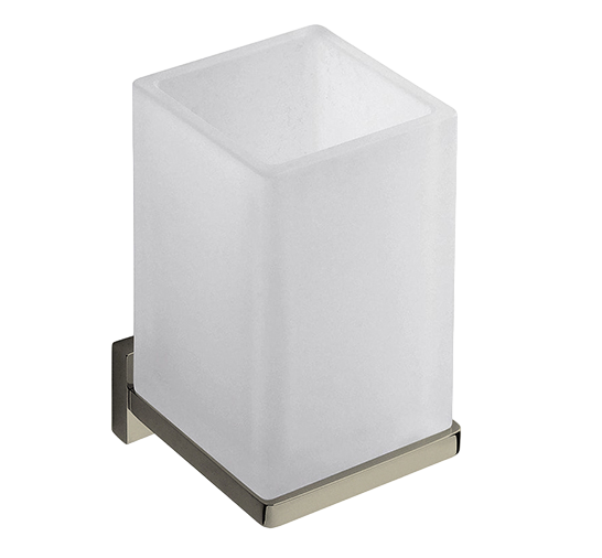 Стакан COLOMBO DESIGN LOOK B1602.HPS1 настенный цвет нержавеющая сталь B1602.HPS/1