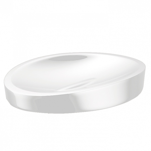 Мыльница COLOMBO DESIGN PLUS W4940.BM настольная цвет белый матовый