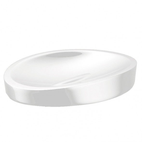 Мыльница COLOMBO DESIGN PLUS W4940.BM настольная цвет белый матовый