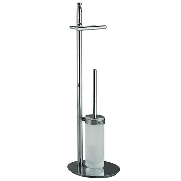 Стойка COLOMBO DESIGN PLANETS B9816 напольная с держателем туалетной бумаги и ершиком цвет хром B9816.CR