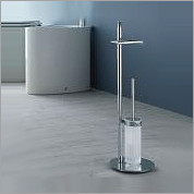 Стойка COLOMBO DESIGN PLANETS B9816 напольная с держателем туалетной бумаги и ершиком цвет хром B9816.CR