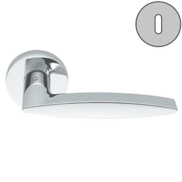 Дверная ручка Colombo GAIA GR11R хром матовый