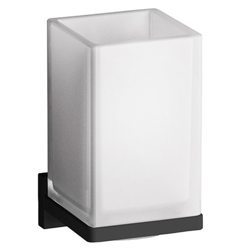 Стакан COLOMBO DESIGN LOOK B1602.NM настенный цвет черный матовый