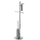 Стойка COLOMBO DESIGN PLANETS B9819 напольная с держателем туалетной бумаги и ершиком цвет хром B9819.CR