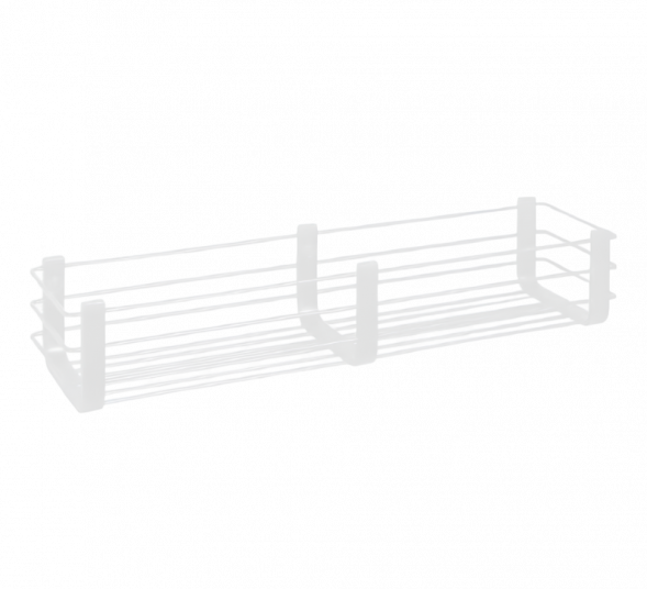 Полочка корзинка COLOMBO DESIGN ANGOLARI B9633.BM одинарная цвет белый матовый