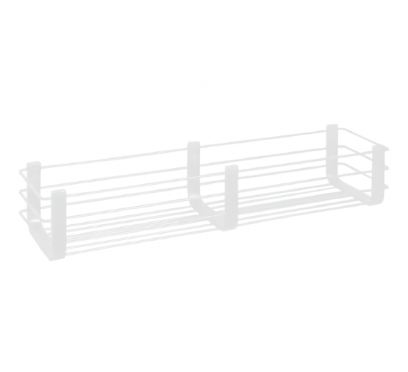 Полочка корзинка COLOMBO DESIGN ANGOLARI B9633.BM одинарная цвет белый матовый