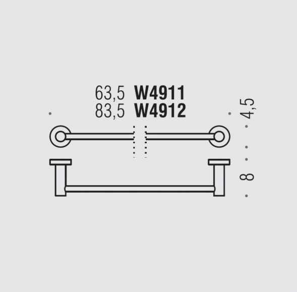 Полотенцедержатель COLOMBO DESIGN PLUS W4911.VL широкий цвет винтаж W4911.VL