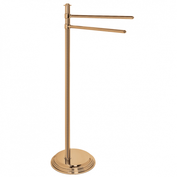 Стойка COLOMBO DESIGN HERMITAGE B3338.OA с полотенцедержателем двойным цвет античная латунь