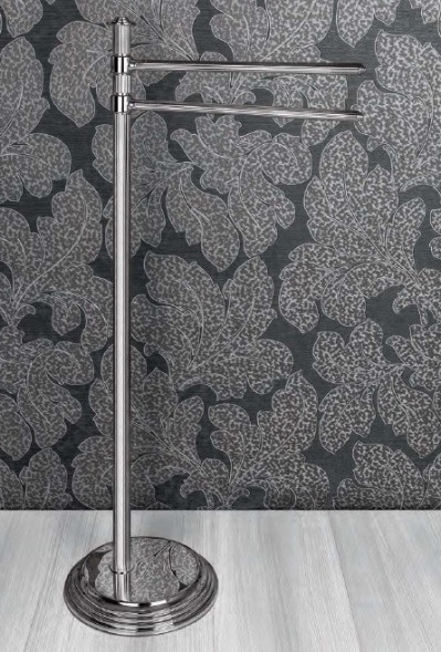 Стойка COLOMBO DESIGN HERMITAGE B3338.OA с полотенцедержателем двойным цвет античная латунь