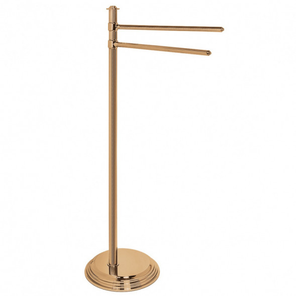 Стойка COLOMBO DESIGN HERMITAGE B3338.OA с полотенцедержателем двойным цвет античная латунь